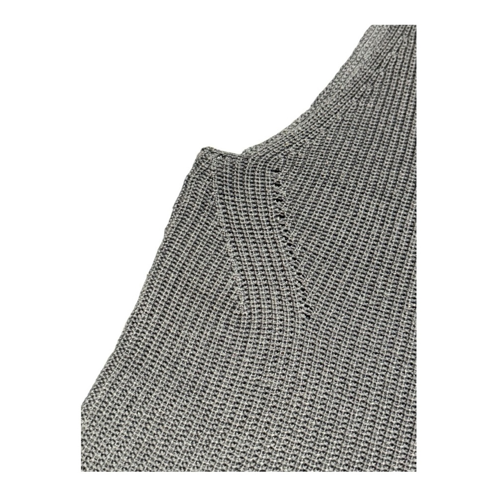 Gentle Fawn Lisette Tank Top Knit Small Indigo Blue V-Neck Side Slits Spring - Picture 8 of 11